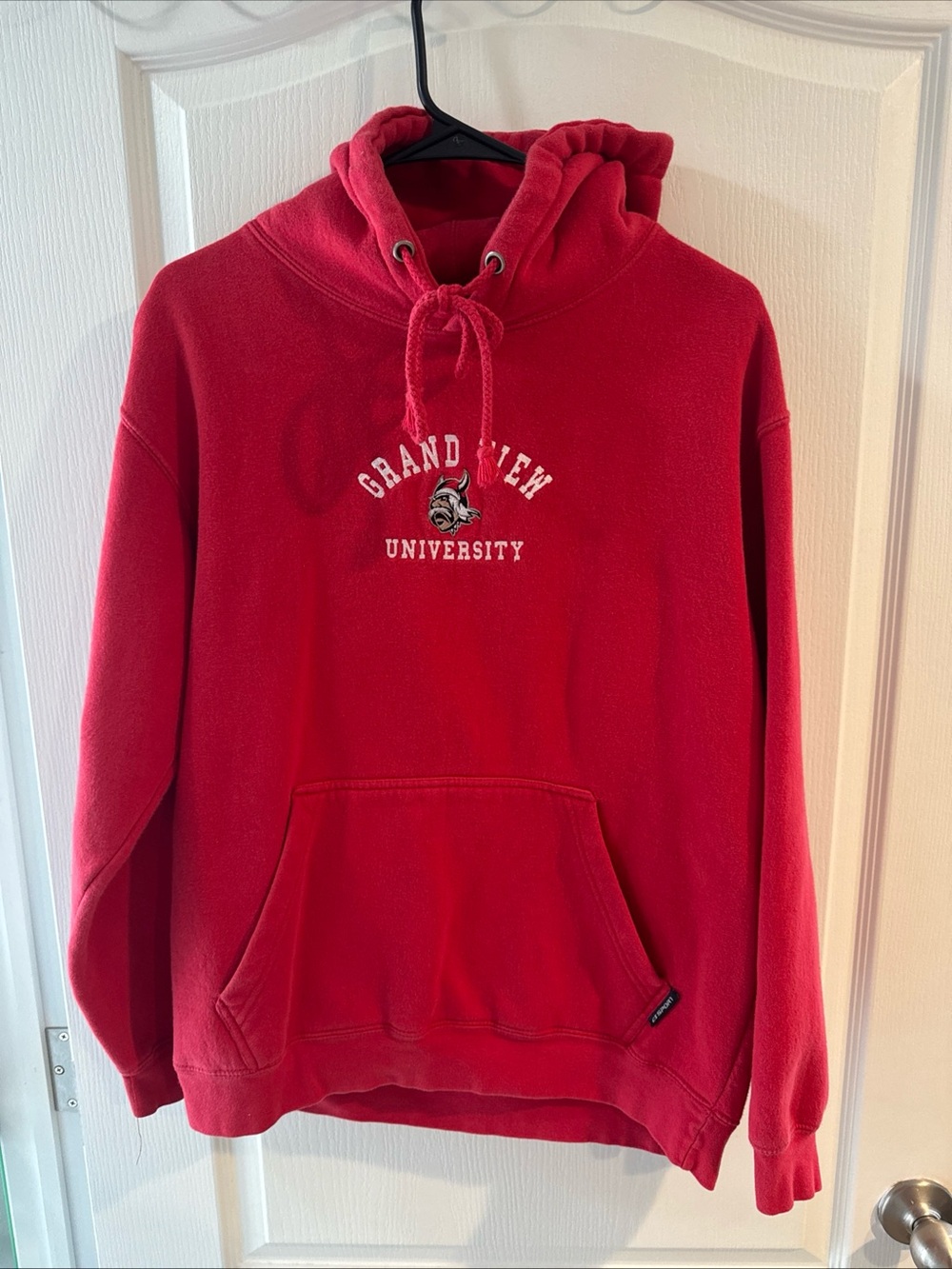 Grand View University Men's Red Crewneck Hoodie
